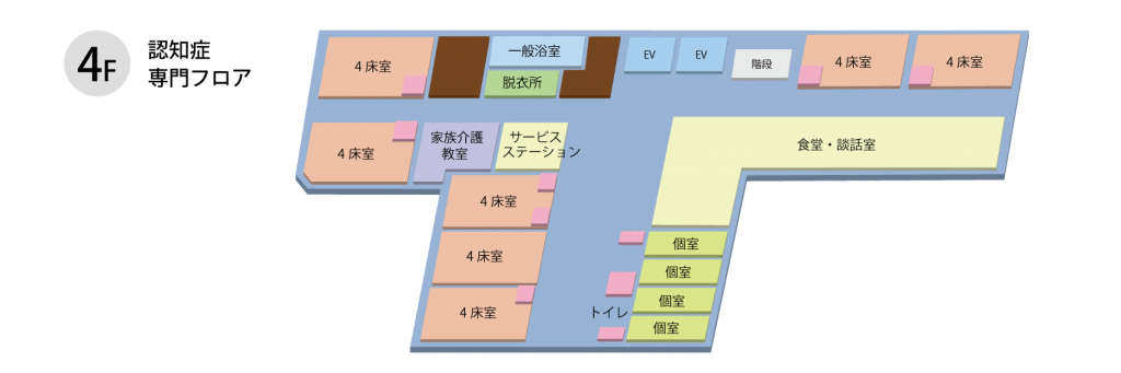 フロアマップ4階